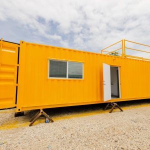 Maison conteneur de 40 » Modèle « EPINA » Jaune