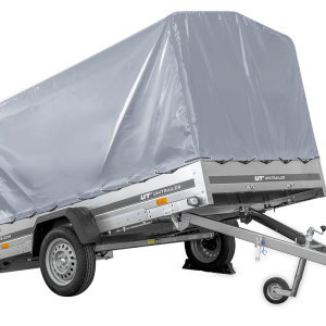 Remorque un essieu 265 KIPP – Châssis H-1100 et bâche grise