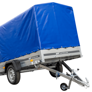 Remorque 230x125 Garden Trailer 230 KIPP avec bâche haute et roue jockey