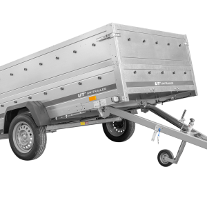 Remorque voiture 264x150 UNITRAILER GARDEN 265 KIPP avec ridelles supplémentaires